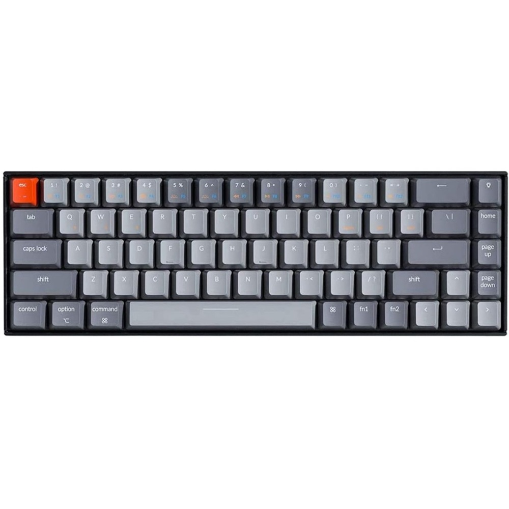 Keychron K6 65% Compact 68 Keys Wireless Mechanical‎ Keyboard for Mac,